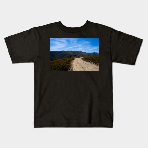Relaxation road Kids T-Shirt by Drawingbreaks